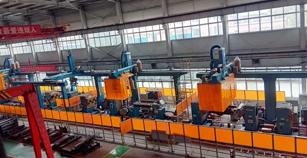 斯圖|國內首條煤機中部槽機器人自動生產線成功交付啦